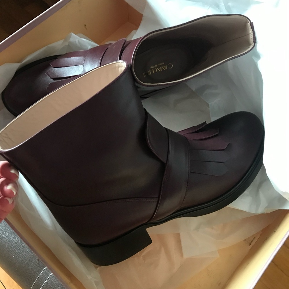Cavallini leather booties